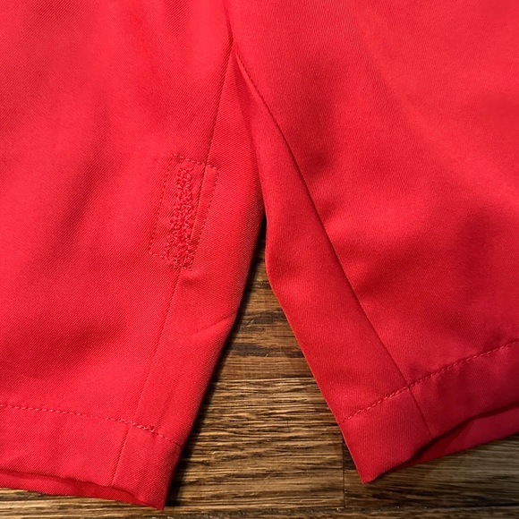 Classic Red Men's Flat Front Shorts - Picture 5 of 5